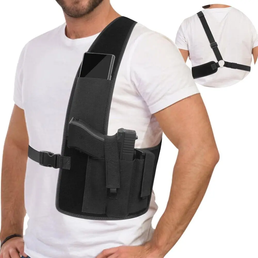 For Men Women Concealed Carry, Universal Shoulder Holster, Adjustable Chest Holsters for Pistols