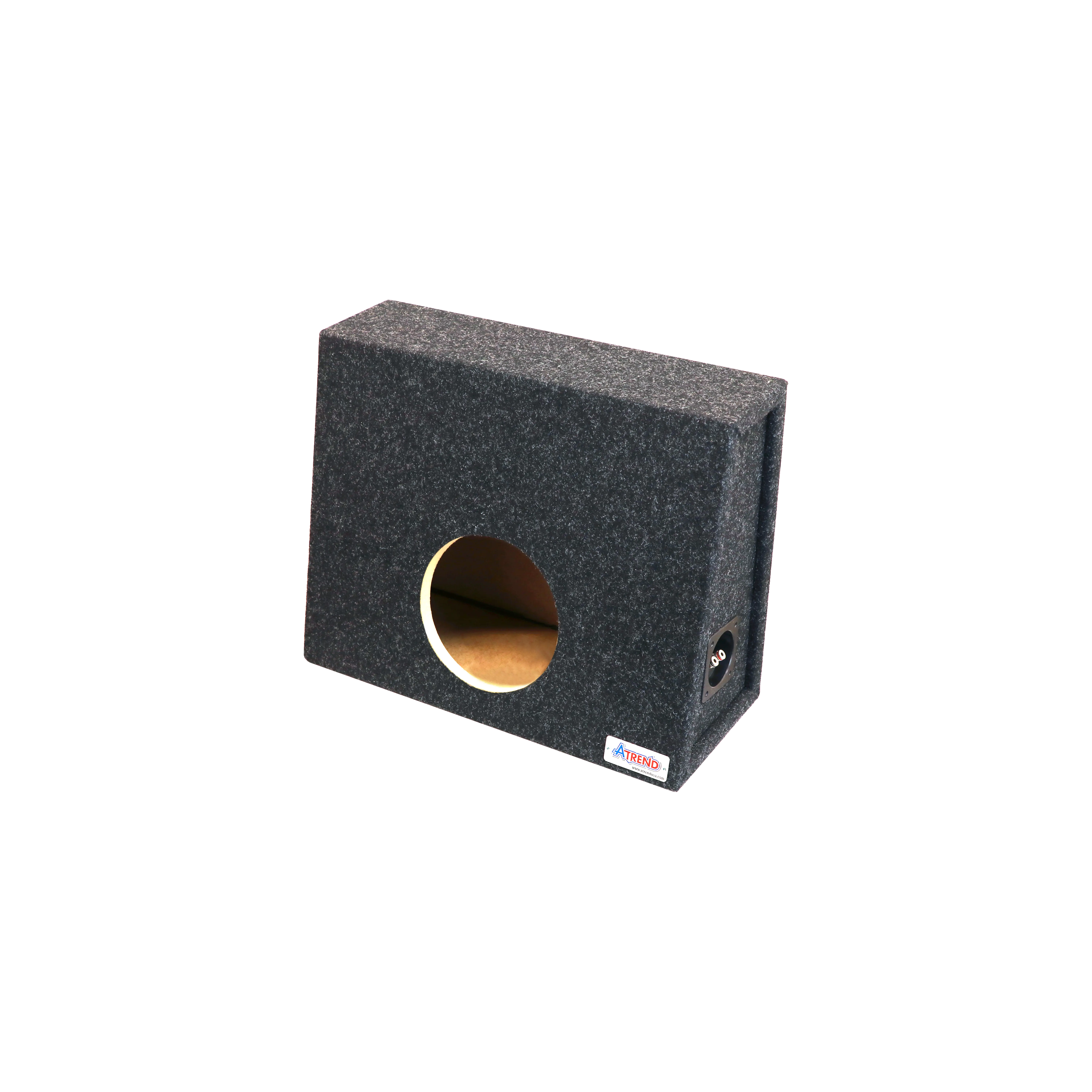 8 in Single Truck Enclosure Sealed Subwoofer Enclosure Precision CNC-Cut, 3/4-Inch MDF Made in USA.