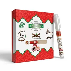 Premium Litchi Flavored Miswak with 6-Inch Luxury Protective Holder – Daily Oral Care for Sweet Freshness Anytime Daily