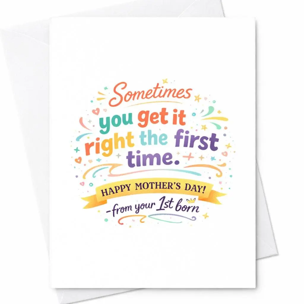 Sometimes You Get It Right The First Time