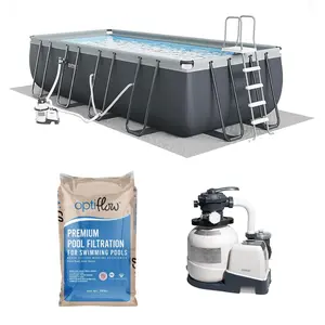 Intex Ultra XTR 24' x 12' x 52" Above Ground Pool & OptiFlow Premium Filter Sand