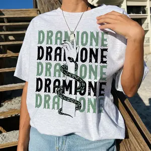 Dramione Fan Couple Shirt, Dracotok Trend Merch, Potterhead Apparel, Snake Slytherin Outfit, Bookish Aesthetic Clothing, Best Gift Idea