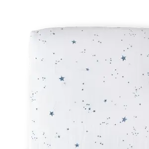 Cotton Muslin Crib Sheet - Shooting Stars