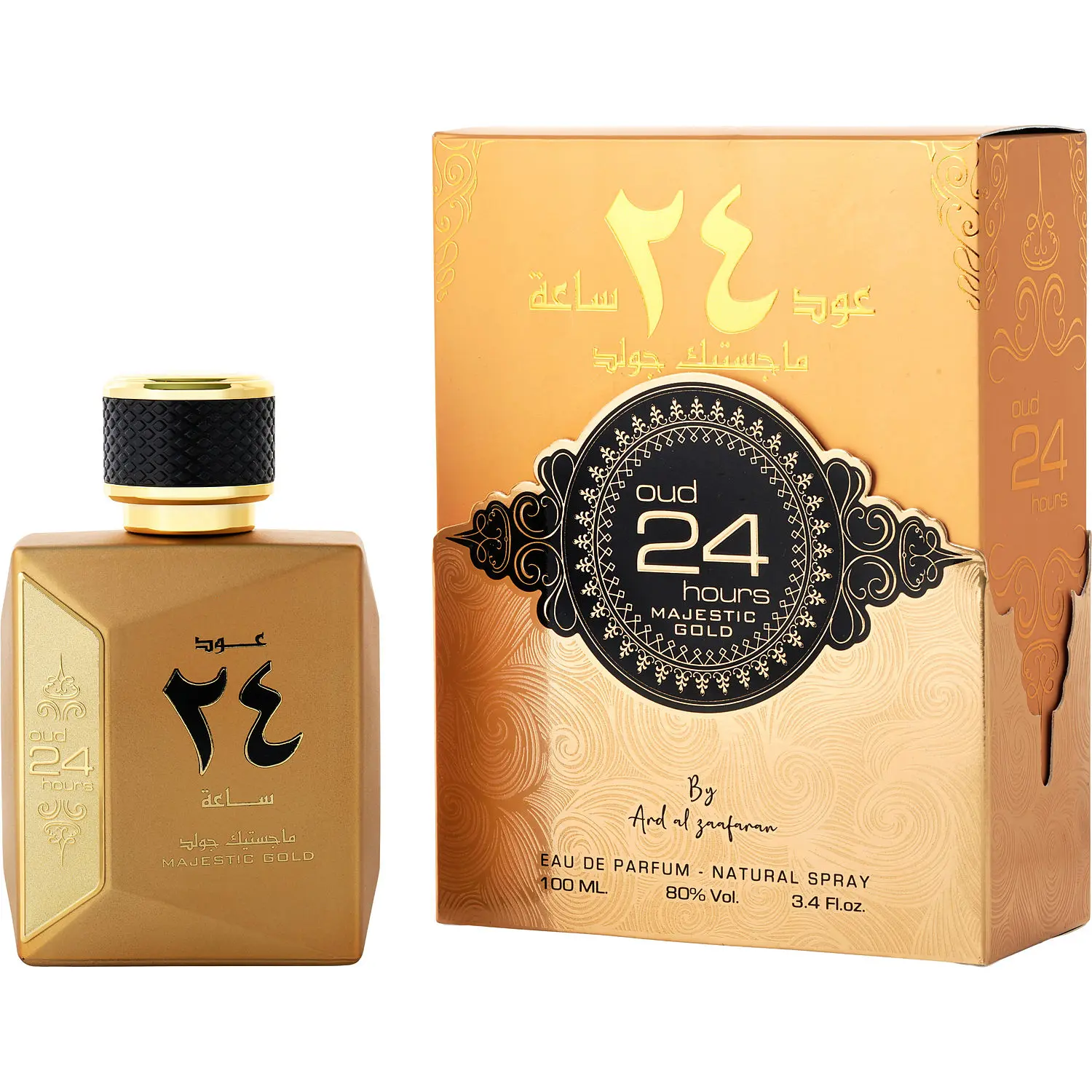 Ard Al Zaafaran Oud 24 Hours Majestic Gold By Ard Al Zaafaran Eau De Parfum For Unisex