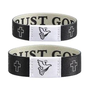2 Pcs Bible Verse Bracelets Daily Prayer Hope Christian Gifts for Women Graduation Inspirational Religious Jewelry with NFC Technology