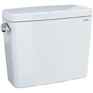 212 MAIN Drake ST776EA-01 Modern Toilet Tank, 1.28 GPF Flush, Cotton Finish, Home Improvement Bathroom Fixture Accessory