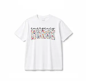 Floral Emergency Nurse T-Shirt, ER Nurse Sweater, Emergency Room Nurse Shirt, Emergency Department Gift For New Er Nurse Crewneck