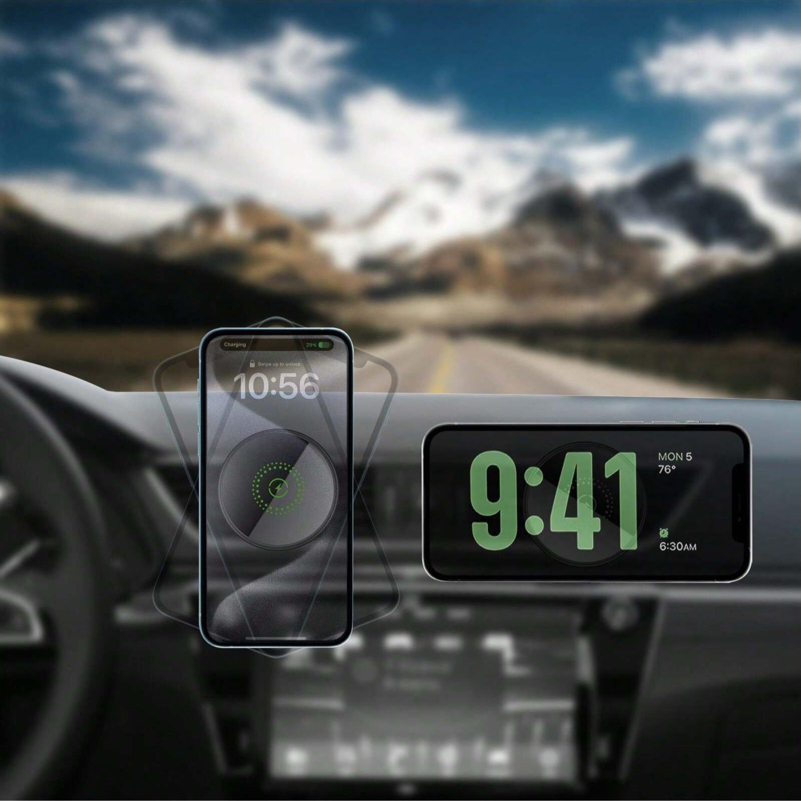 Magnetic Wireless Car Charger Mount - 20W Max MagSafe Magnetic Chargers, Fast Wireless Charging Dock, Air Vent Holder for iPhone 17 Pro Max 16 15 14 13 12, Magnetic Charging Dock, Phone Accessories