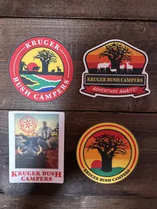 Kruger Bush Camper Stickers
