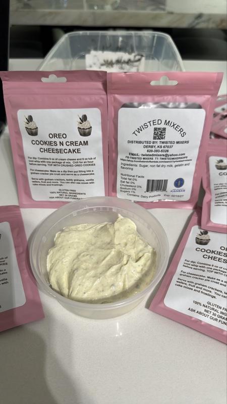 Oreo cookies n cream dessert mix