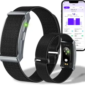Smart Bracelet for Men & Women, Fitness Tracker with Free APP, 24/7 Heart Rate Monitoring, Sleep Stress Tracking, IP68 Waterproof