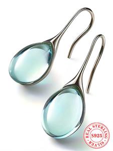 925 sterling silver minimalist temperament earrings, prom jewelry, fashionable dangle earrings for women & girls, trendy all-match & exquisite jewelry for birthday gift