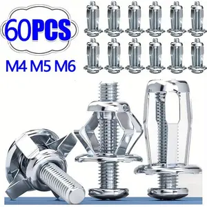 M4 M5 M6 Rivet Nut Kit, Stainless Steel Rivet Nut Assortment Kit, Cross Rivet Fastener, Ideal Gift for DIY Enthusiasts