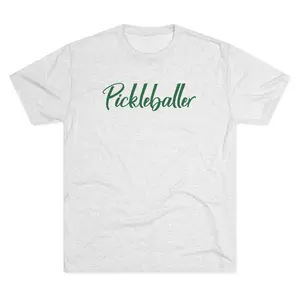 Pickleballer Unisex Tri-Blend Crew Tee