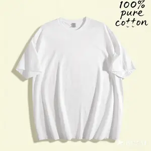 Mens Heavyweight T Shirts Premium Thick Cotton Short Sleeve Crewneck Top Durable Workwear Daily Essential High Quality Classic Tee Shirt Bundles