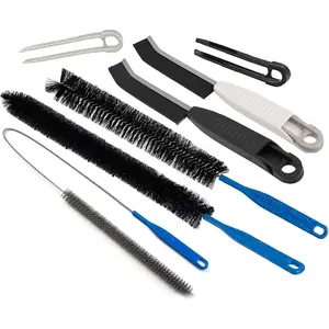 Dryer Lint  Cleaning Brush Set, Dryer Vent Cleaner Kit with Refrigerator Condenser Coil Brush, 2 Gap Brushes and 2 Pliers for