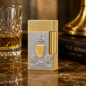 [Double Flame] 1872 Dupont Paris Maison Speical Luxury Lighter (NO FUEL) set GIFT BOX Profect gifts fathersday