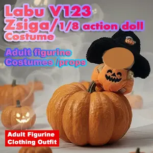 Suitable For Labubu V123 Clothes Doll Clothes outfit Handmade clothes doll dress-up Photography Showing Protecting Collection Cosplay Doll Thanksgiving Easter New Year daily gifts