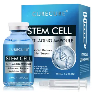 Stem Cell Serum for Face, Microneedling Serum, Stem Cell Solution Ampoule to Use with and without Micro Needling, Anti Aging & Smooth Wrinkles