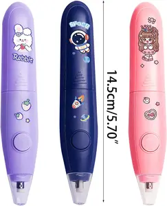 Charging Electric Eraser Battery Operated Eraser with Refills for Drawing Painting Sketching Drafting School Supplies Electric Eraser with Replacement Refills for Students Kid Electric Pencil Eraser