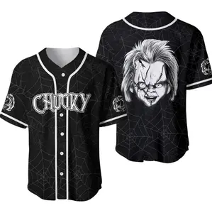 Personalized Chucky Baseball Jersey Shirt, Baseball Jersey Shirt, Outdoor Sports, Sport Shirt, Dynamic And Comfortable