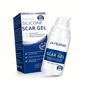 Beauty 100% Silicone Scar Gel - Advanced Scar Removal Gel for Surgical Scars, C-Section, Stretch Marks, Acne Scars, Burns, Keloids, Old & New Scars, Effective Skin Repair, Smoothing & Fading Scar Treatment Gel for Face & Body, 1.06oz
