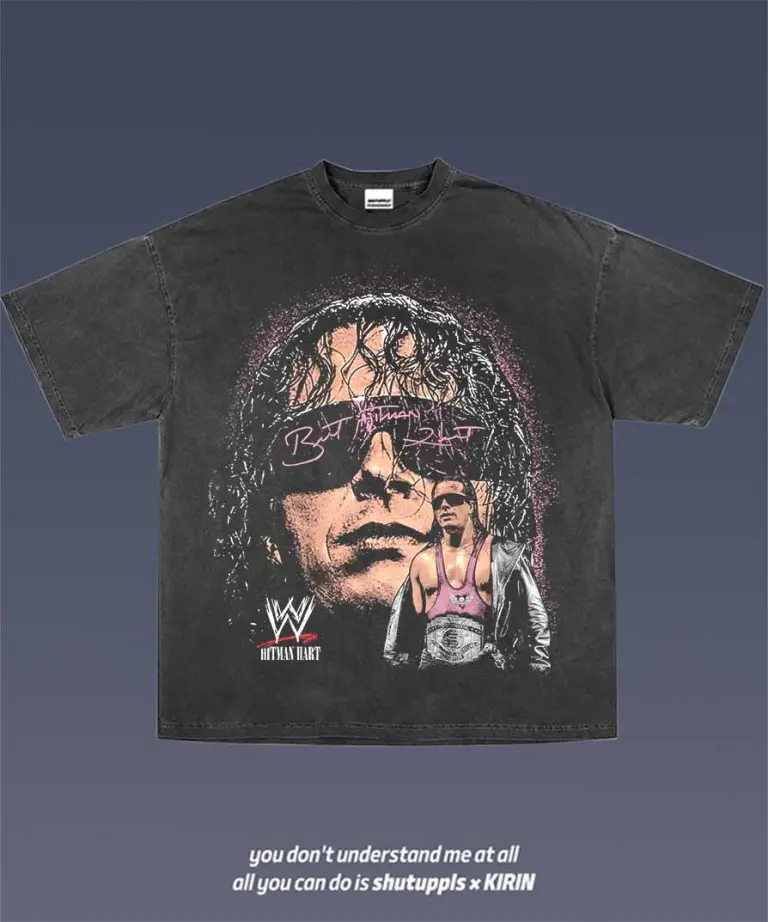 T shirt The Hitman Bret Hart 1.6