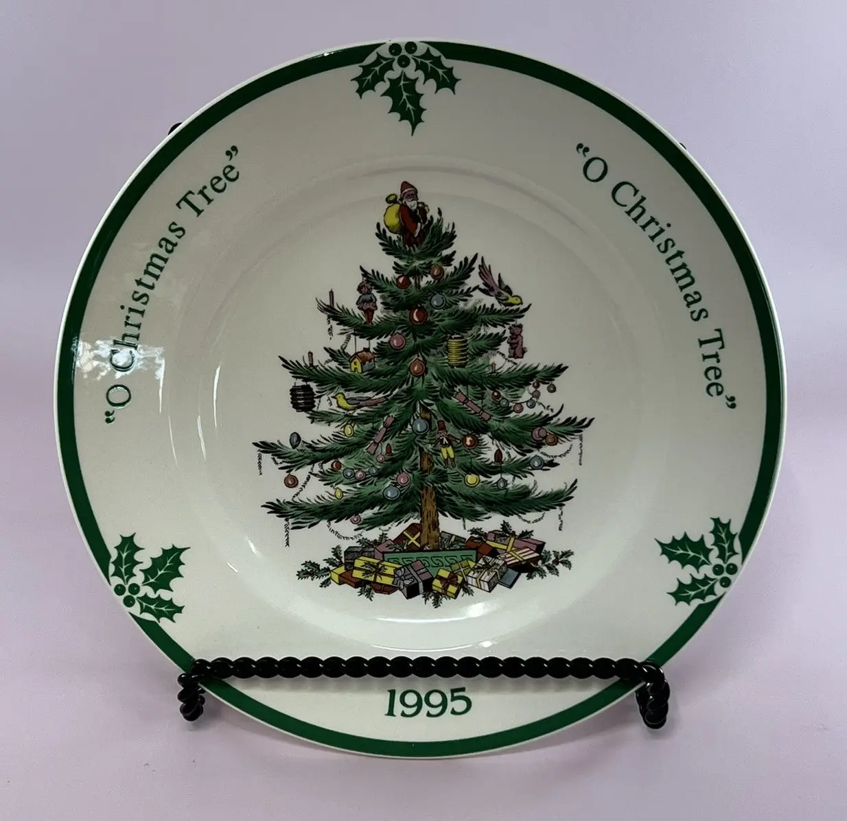 Spode Christmas Tree Annual Collector Plate w/Box 1995
