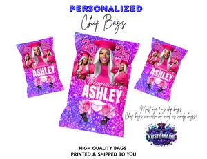 Custom Chip Bags for 2025 Graduates – Fully Personalized for Your Celebration!