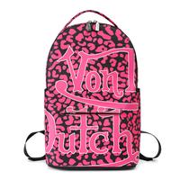 Von Dutch Pink Cheetah Backpack
