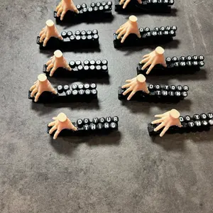 Wednesday Inspired Do your Thing Sports Clips & cheer pins - Handmade Wooden Clothes Pins with Thing the hand charms .Perfect for clipping backpacks at any game or tournament for softball, volleyball, soccer, cheer, hockey, gymnastics, or any sport!