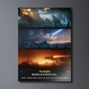 Thor: Ragnarok - Movie Poster Print | Minimalist Movie Poster | Wall art #64