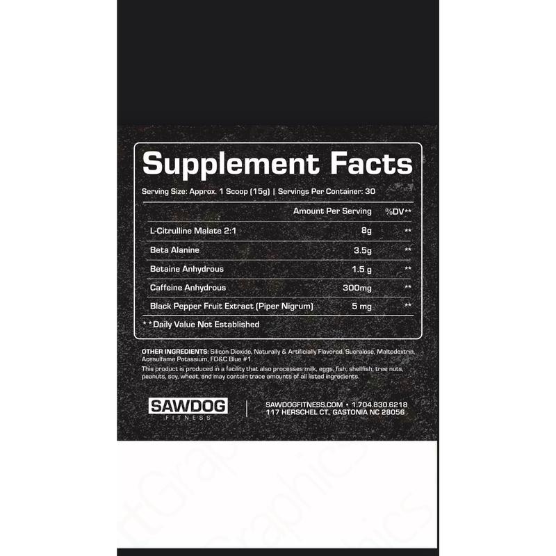 Get Sawed Pre-Workout