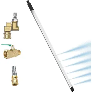 Inch  Radiator Cleaning Wand, Radiator Cleaner Wand for Automotive Radiators, Condensers, Hvac & Heavy Machinery, Max 4500PSI  Washer, -Use Water/Air