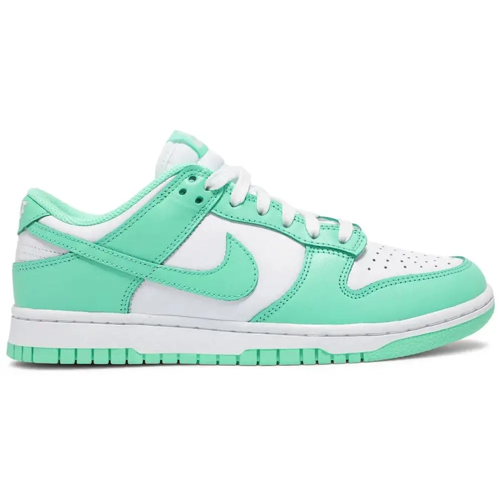 Nike Dunk Low "Green Glow" Sneaker DD1503-105 White/Green Glow Lightweight Trainer Runner Sports Shoes for Training & Casual Walking