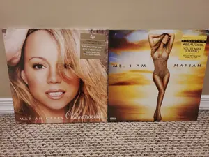 Lot of 2 Mariah Carey LPs: Me I Am Mariah, Charmbracelet 2xLPs