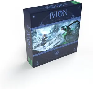 IVION: The Rune and The Rime | APE Games | Board Game | 2 Players | 20-60 Minutes | Ages 14+ | Fantasy | Hero Dueling | Deck Building | Cross Compatible | Season 2 | Aislyn Hall and Aaron Shaw