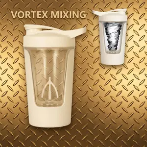 Electric Shaker Bottle,450ml Leak-Proof Shaker Bottles for Protein Mixes - Stirring Gadgets Kitchen Accessories, Rechargeable Powder Blender for Meal Replacement