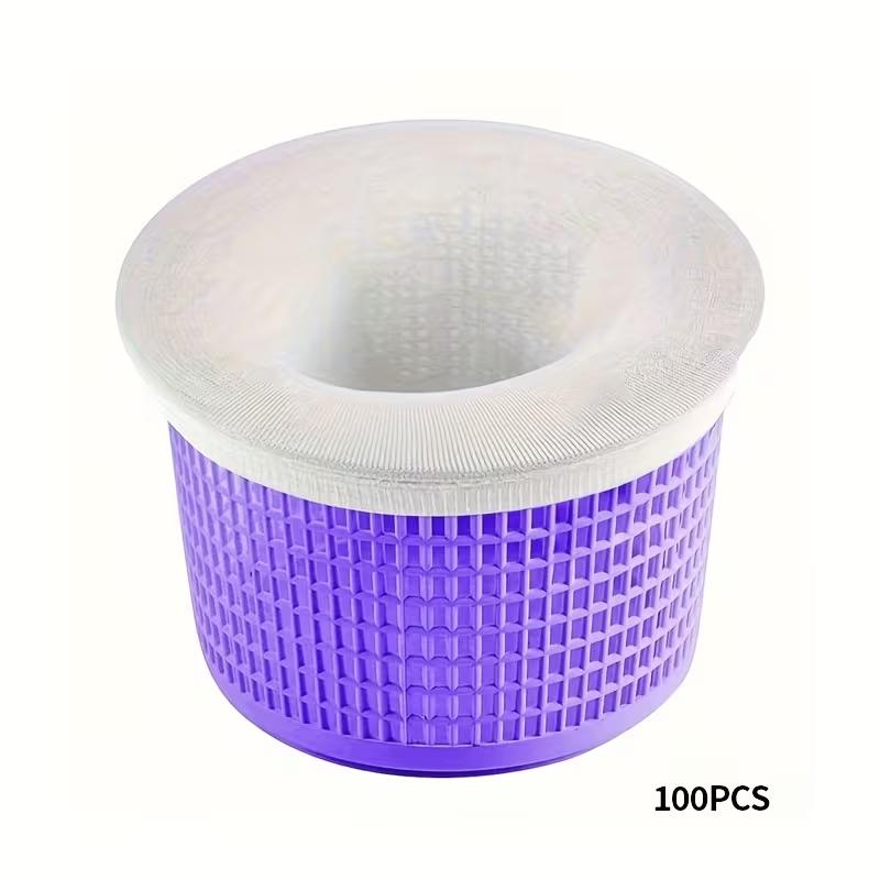 Pool Skimmer Socks – Pool Filter Nets for Inground & Above Ground Pools, 50/100Pcs Remove Leaves & Debris, Disposable Pack for Pool Cleaning**