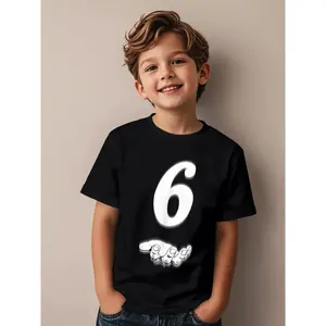Number 6 Costume Halloween 67 Meme Funny Awesome Graphic Kid T-Shirt Popular Kid T Shirts Streetwear Tops Tees for Kid