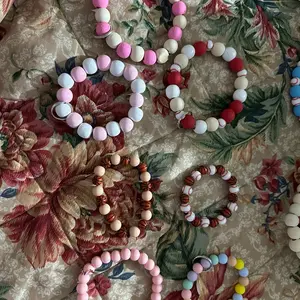 Beaded wristlets