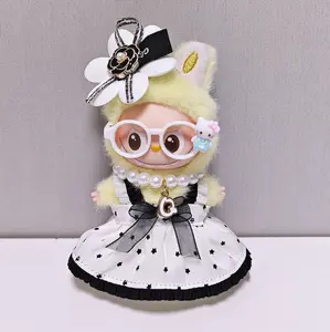Clothes Set For 4.0 LABUBU, Pin For Love 10cm Doll Outfit, Doll Outfit Festive Accessories (NO DOLL)