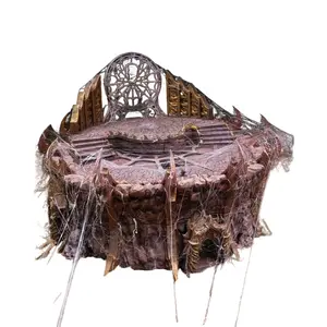 Spider Queen Miniature Villain Lair - Night Blade Series 3D Printed Resin Monster Statue, High-Quality Durable Resin Prints with Exquisite Detailing, Customizable Paintable Minis for RPG Tabletop Gaming & Artistic Expression, Home Decor