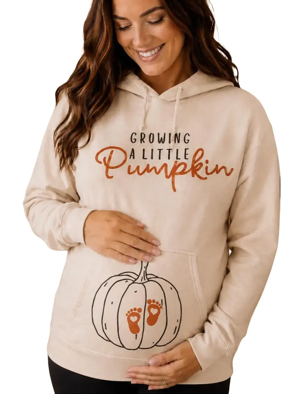 Halloween Hoodie With A Pocket Design, Growing A Little Pumpkin Fall Maternity Hoodie, Pregnancy Thanksgiving Hoodie, Fall Pregnancy Announcement Gift Pregnancy Reveal, Halloween Maternity, Witchy Mom to Be Hoodie