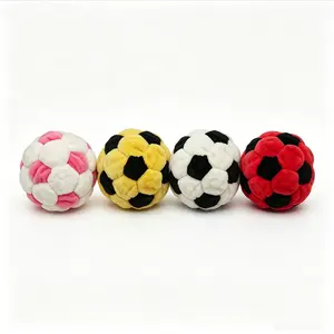 2.36inch Patchwork Football Foot Kick, Small Footbag Ball Hand-Spliced Cloth Sports Practice Ball, Indoor And Outdoor Park Leisure Kicking Supplies, Party Interactive Ball Props Footbag Game