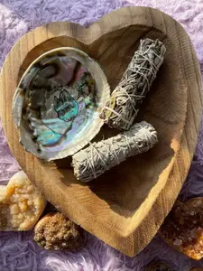 White sage smudge wand 4"