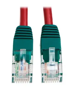 Tripp Lite TRL-N010-010-RD 10 ft. Cat5e 350MHz Molded Cross-over Patch Cable - Red