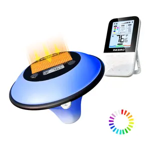 Solar Powered Wireless Pool Thermometer Set with Ambient Light, Indoor Remote Control, IP68 Waterproof, Light Sensing On Off, Water Temp Comfort Level Indication, for Swimming Pool, Hot Spring, Spa, Hot Tub TiktokShopSpringGlowUp
