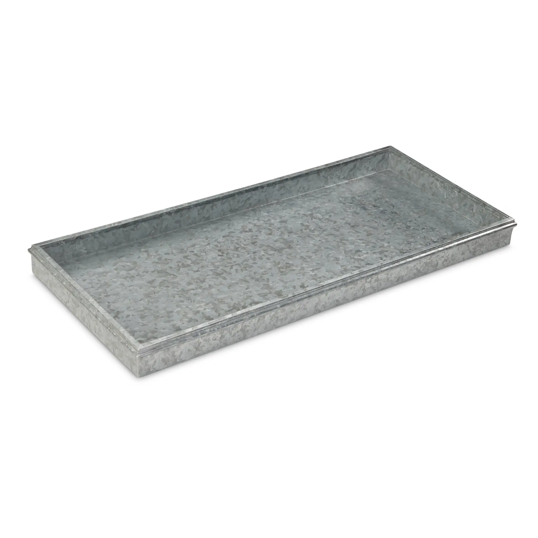 Classic Galvanized Multi-Purpose Boot Tray