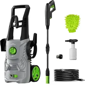 【 Valentine's Sale】 Pressure Washer, Patoolio 4200PSI Power Washers with Foam Cannon for Fences/Patios/Decks/Patios and Cars Powerwasher